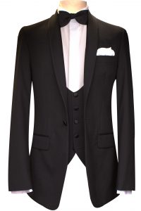 black hire dinner suit tuxedo
