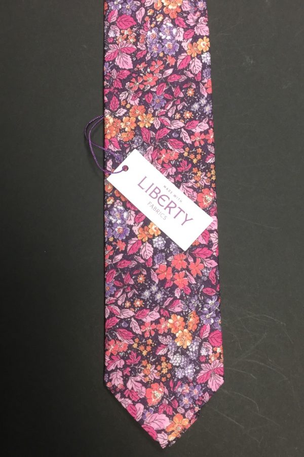 Prince George Liberty of London cotton fabric floral tie
