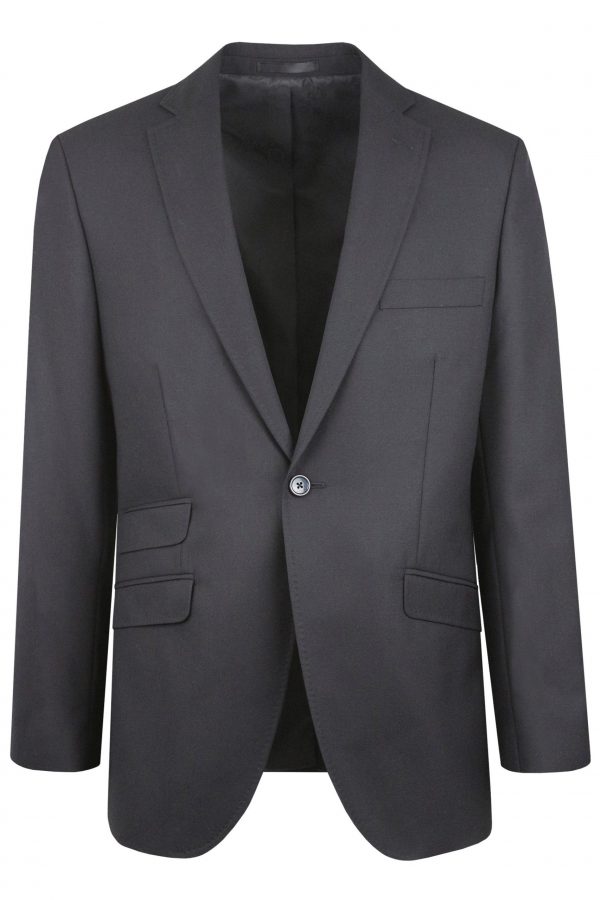 Black Wool Suit Jacket by a menswear hire company in Berkshire