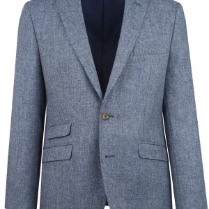 Blue Heritage Tweed Suit Jacket
