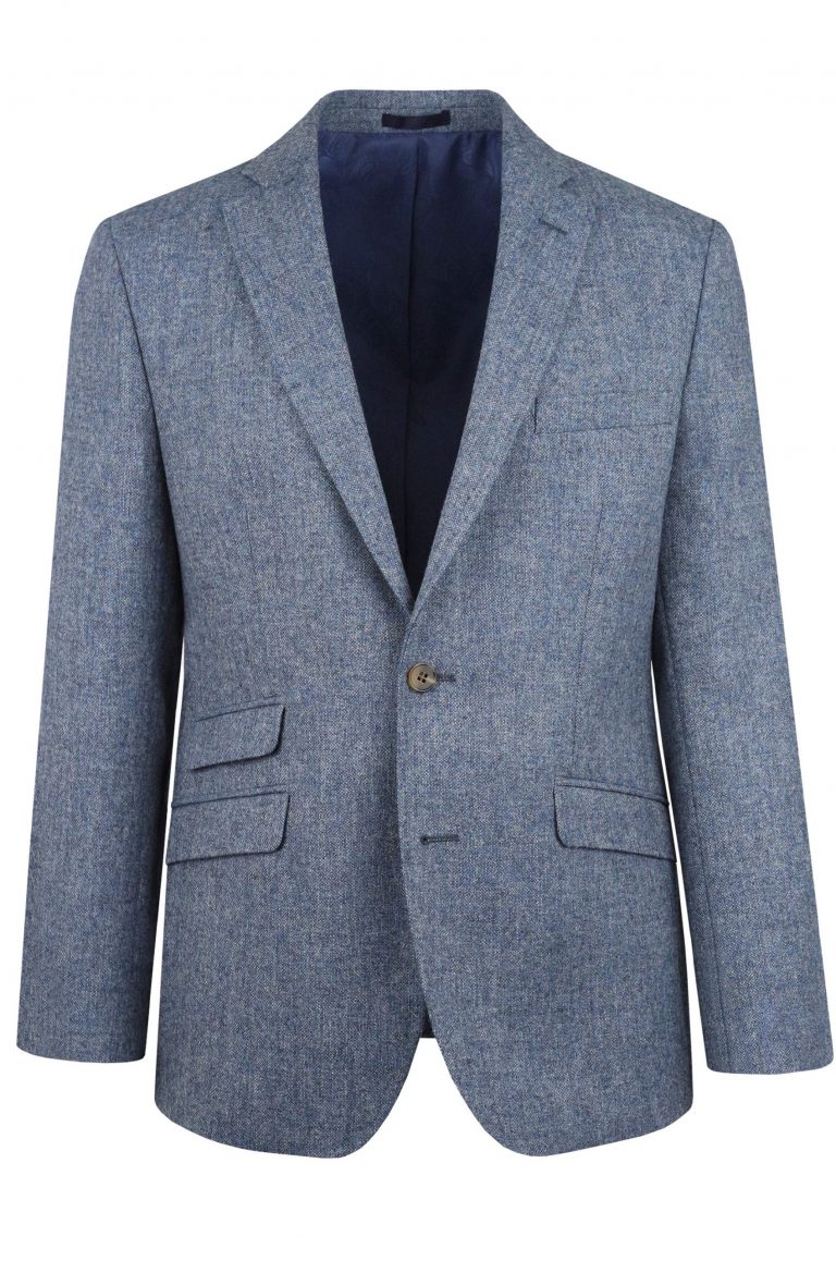 Blue Heritage Tweed Suit Jacket