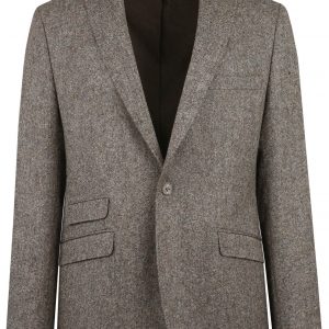 Brown Heritage Tweed Suit Jacket