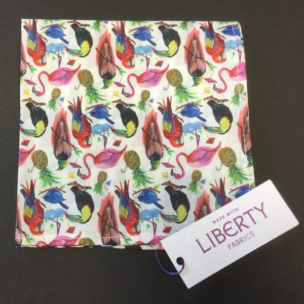 Birds of Paradise Liberty of London Fabric Cotton Handkerchief