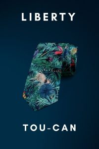 Tou-Can Liberty of London cotton fabric floral tie