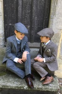 Wedding Pageboys in Heritage Tweed Suit For Weddings in Berkshire, Hampshire, Surrey