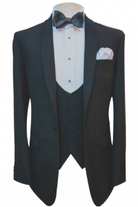 Black Dinner Suit For Wedding Grooms in Berkshire, Hampshire, Surrey