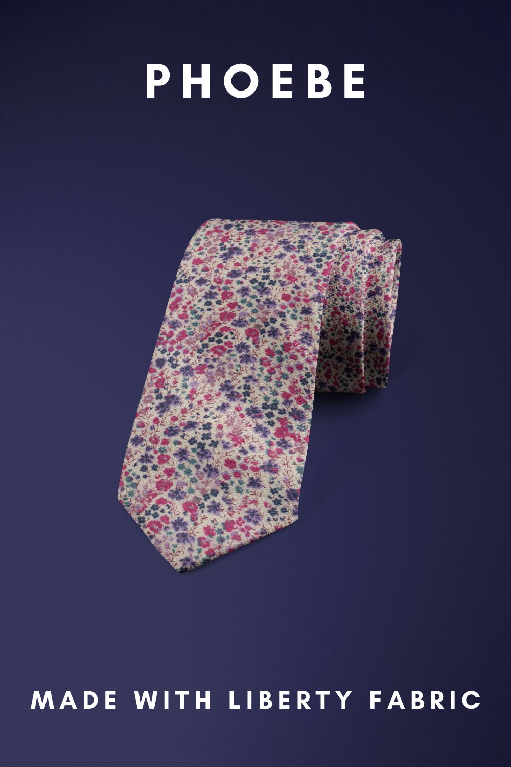 Phoebe Liberty of London cotton fabric floral tie