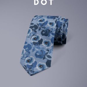 Pansy Dot Liberty of London cotton fabric floral tie